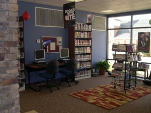 Blacksburg Library's Teen Reading Area